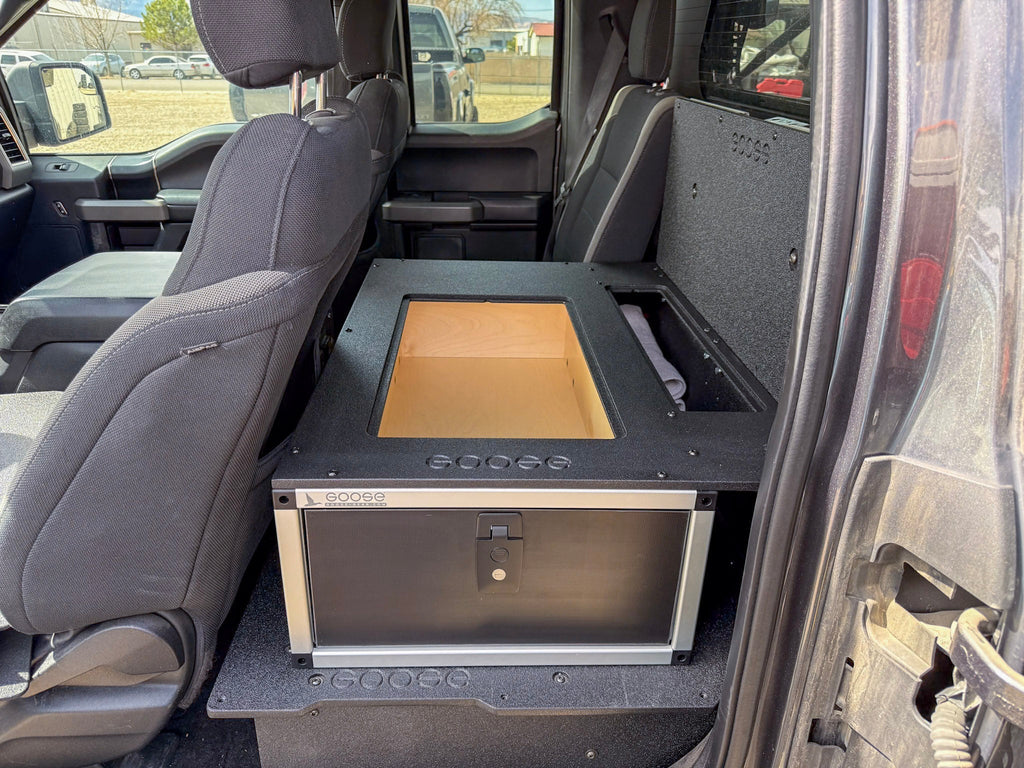 Ford - F150 - 2015-Present -Super Cab - W/O center B&O Subwoofer - Single Drawer Module
