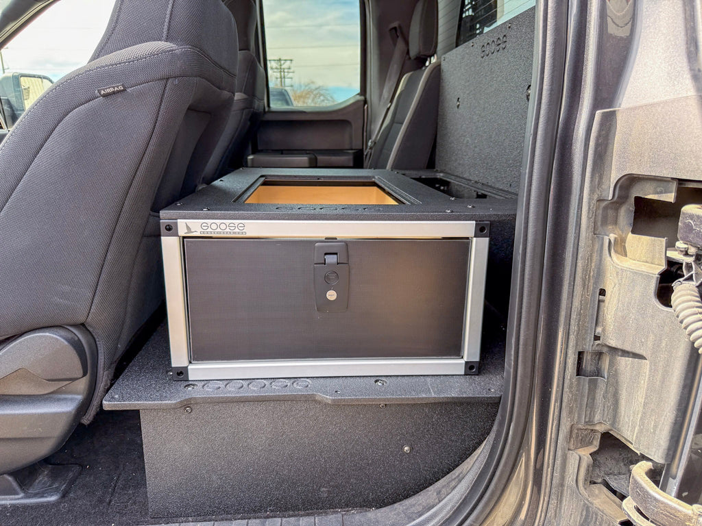 Ford - F150 - 2015-Present -Super Cab - W/O center B&O Subwoofer - Single Drawer Module