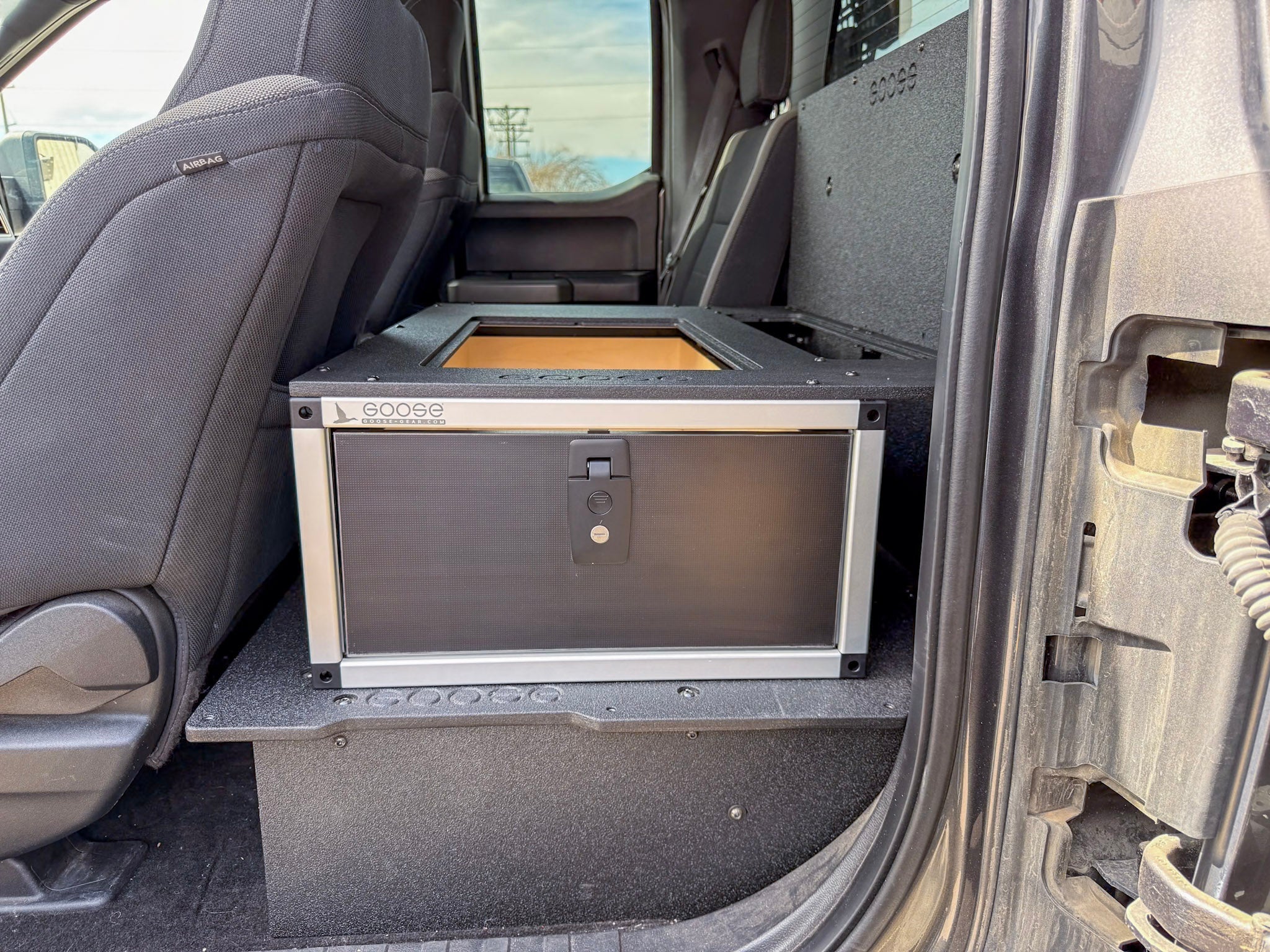Ford - F150 - 2015-Present -Super Cab - W/O center B&O Subwoofer - Single Drawer Module