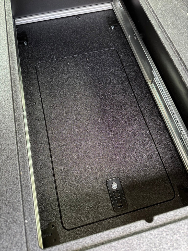 Ford - F250-F550 - 2017-Present - Super Cab - W/O center B&O Subwoofer - Single Drawer Module