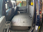 Ford Super Duty Ford - F250-F550 - 2023-Present - 5th Gen. Crew Cab - Second Row Seat Delete Plate System with Factory B&O Subwoofer Center Wall with Exterior Port