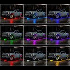 ORACLE Lighting LED Illuminated Wheel Rings - ColorSHIFT RGB+W