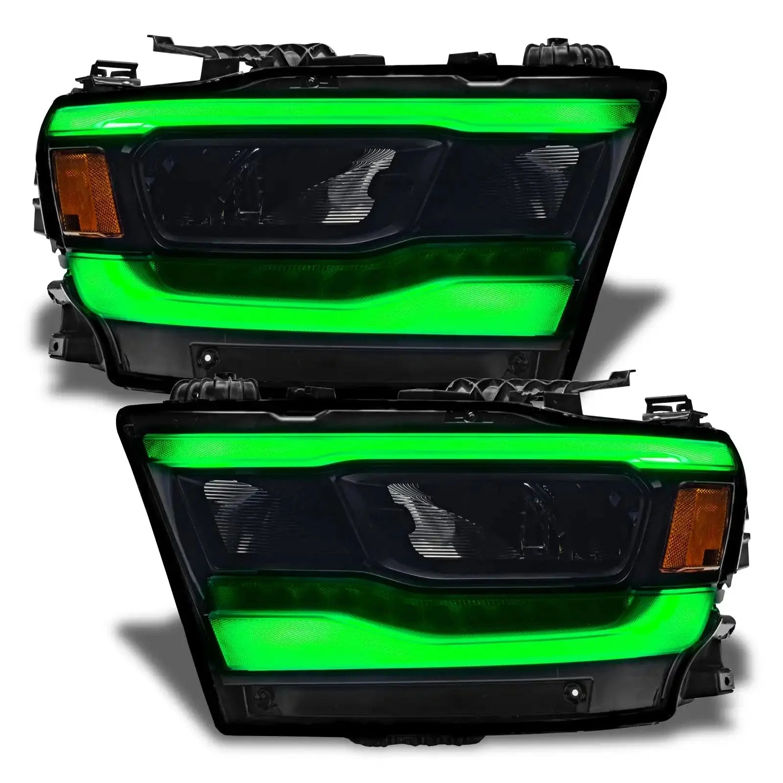 ORACLE Lighting 2019-2024 Dodge RAM 1500 ColorSHIFT RGB+W Headlight DRL Upgrade Kit - Reflector LED Headlights