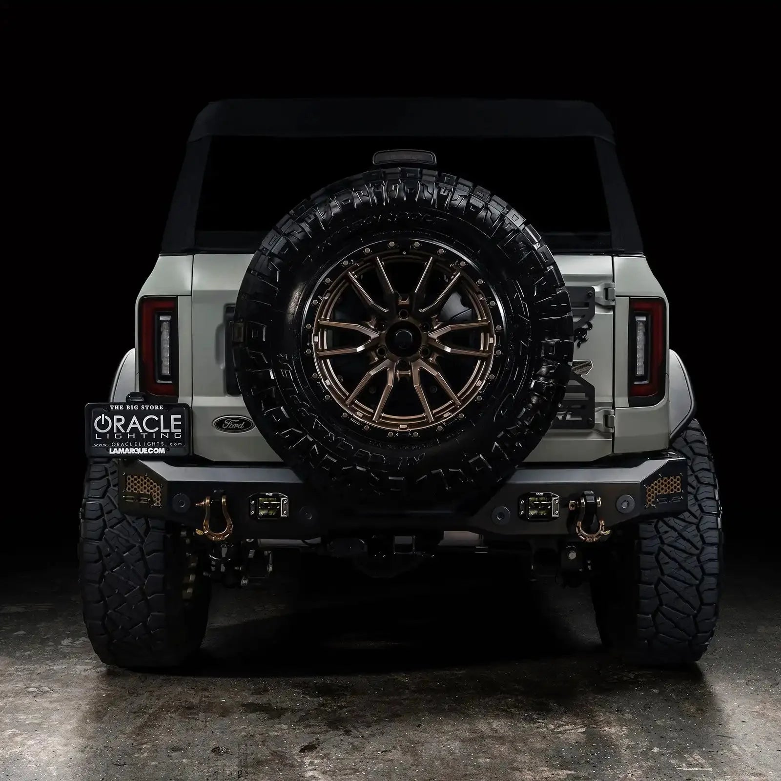 V2 | 2021-2025 Ford Bronco Flush Mount LED Tail Lights - Low Profile | 1,400 Lumens