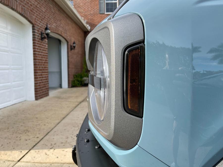 Headlight Bucket Inlays - 2021+ Bronco Badlands / WildTrak / First Edition