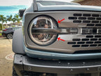 Headlight Bucket Inlays - 2021+ Bronco Badlands / WildTrak / First Edition