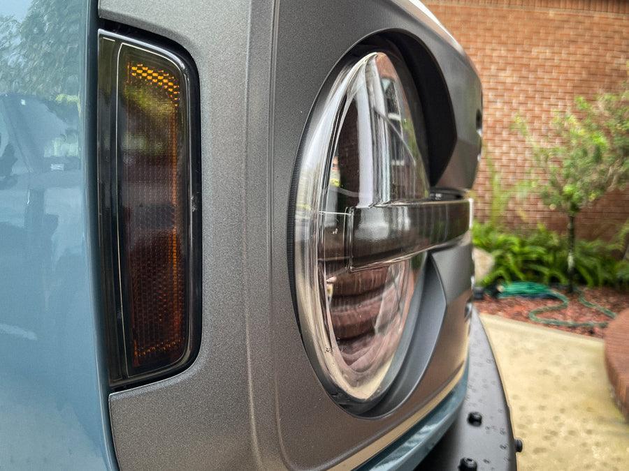 Headlight Bucket Inlays - 2021+ Bronco Badlands / WildTrak / First Edition