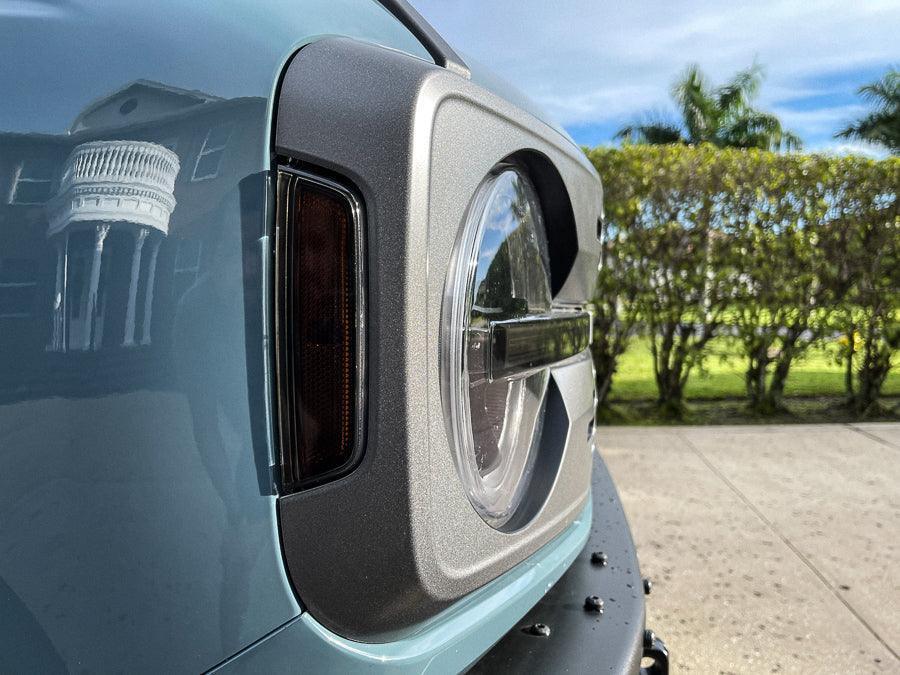 Headlight Bucket Inlays - 2021+ Bronco Badlands / WildTrak / First Edition