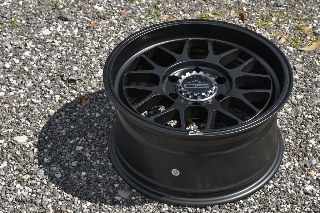 Overland Sector Hyperdrive Flow Formed 17x8.5 +25 6x139.7 106.1mm All Satin Black