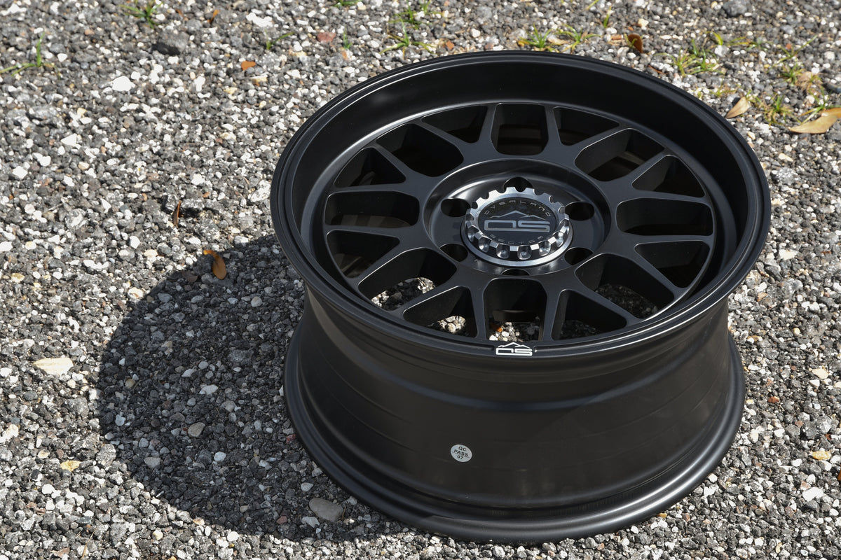 Overland Sector Hyperdrive Flow Formed 17x8.5 +25 6x139.7 106.1mm All Satin Black