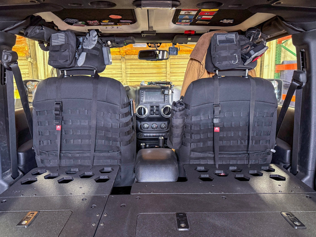 Jeep - Wrangler - 2007-2018 - JKU - 4 Door - Explore Series - Seat Delete Plate System - Second Row - Module Based - 8" Module
