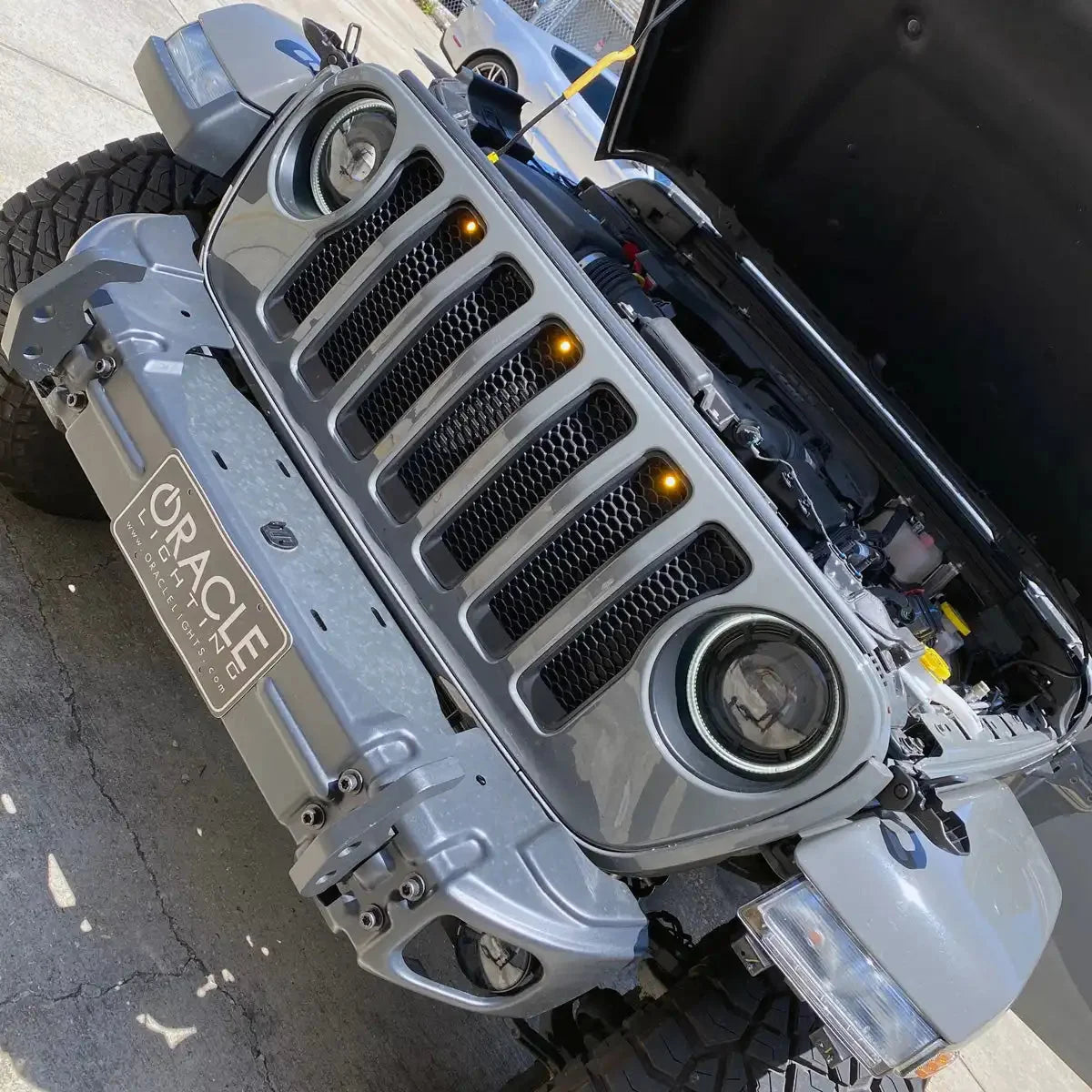 ORACLE Pre-Runner LED Grill Light Kit for Jeep Wrangler JL (2018-2023)