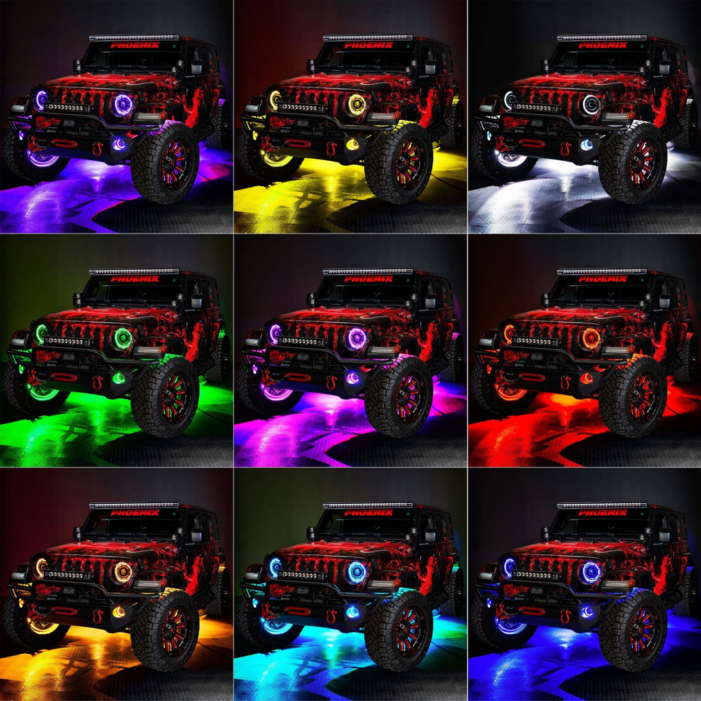 ORACLE Lighting LED Illuminated Wheel Rings - ColorSHIFT