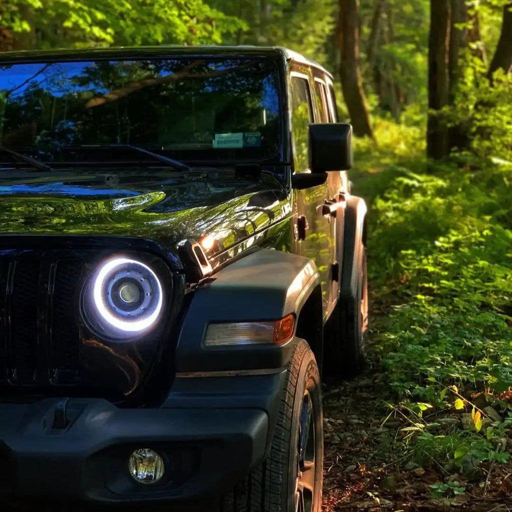 ORACLE Lighting Oculus™ Switchback Bi-LED Projector Headlights for Jeep Wrangler JL/ Gladiator JT