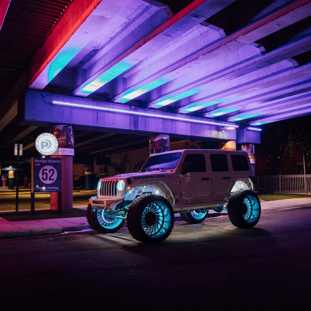 ORACLE Lighting LED Illuminated Wheel Rings - Single / Double Row LED