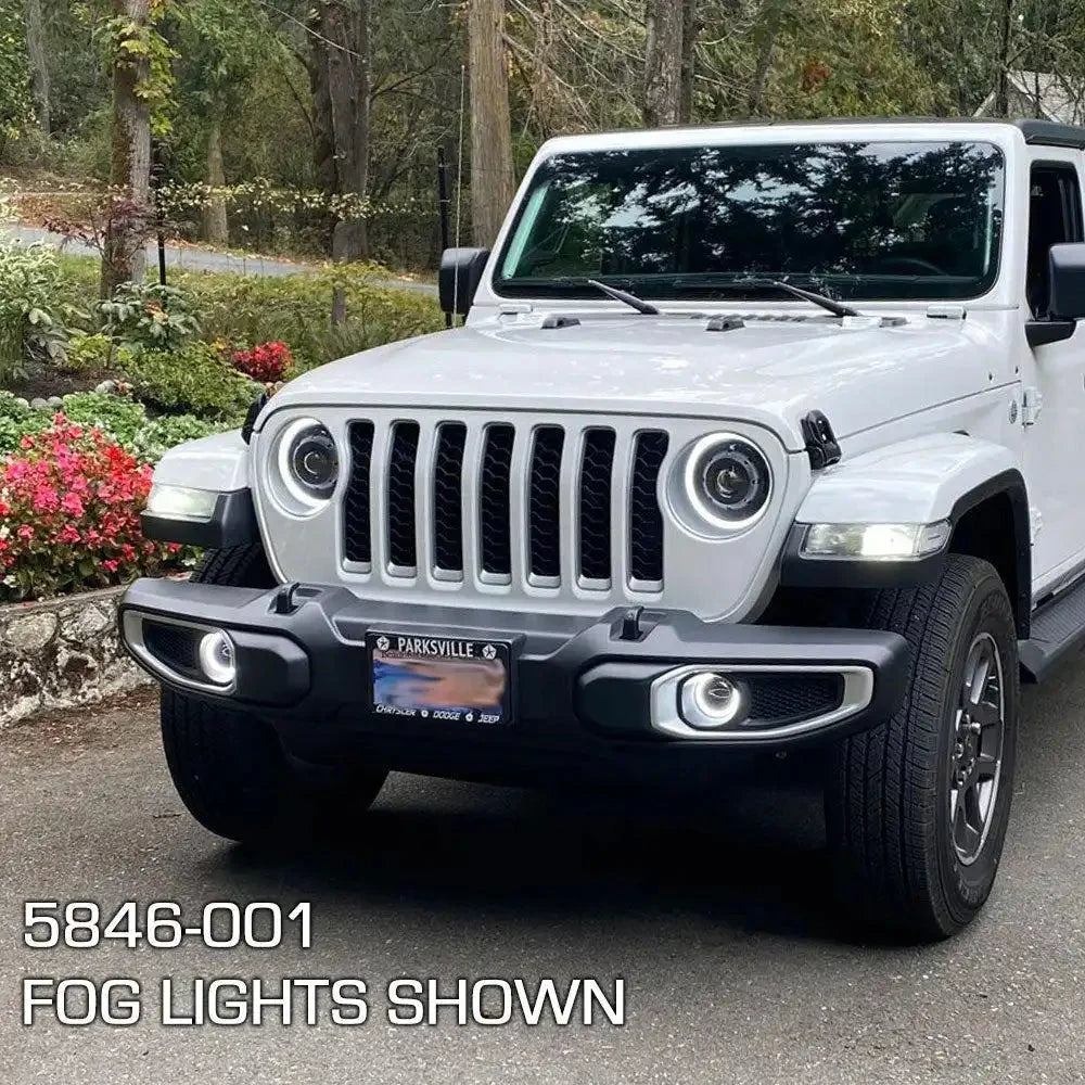 ORACLE Lighting 20W LED Fog Lights for Jeep Wrangler JK/JL & Gladiator JT | High Performance Plug-and-Play