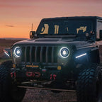 ORACLE Lighting Oculus™ Switchback Bi-LED Projector Headlights for Jeep Wrangler JL/ Gladiator JT