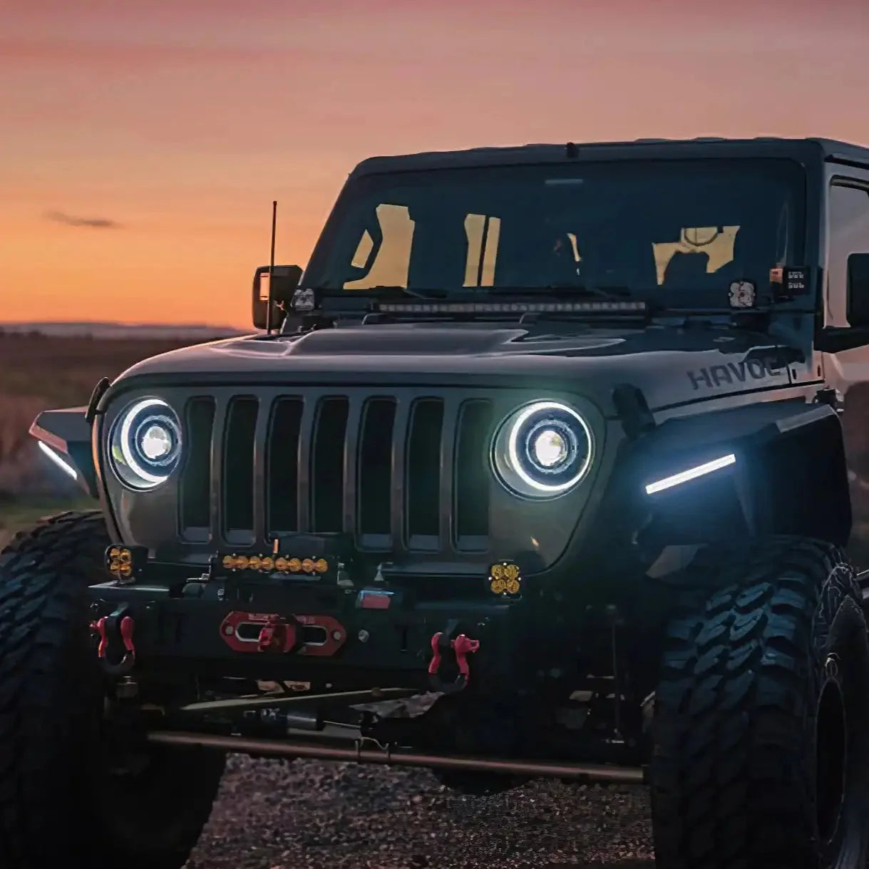 ORACLE Lighting Oculus™ Switchback Bi-LED Projector Headlights for Jeep Wrangler JL/ Gladiator JT