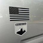 Printed Series American Flag Fender Stickers - 2021+ Bronco / Bronco Sport / Jeep / Universal