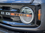 Printed Series  Signature DRL Bar Overlays - 2021+ Bronco (Signature Headlights)