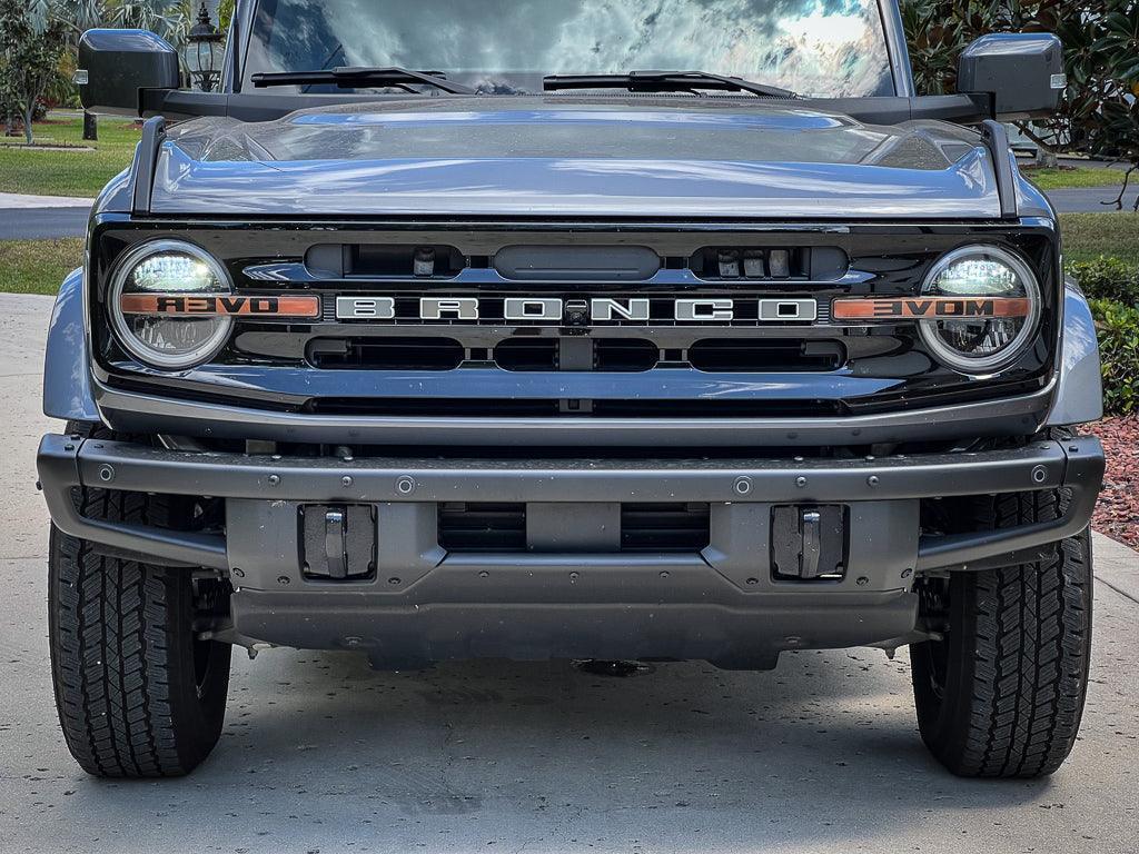 Printed Series  Signature DRL Bar Overlays - 2021+ Bronco (Signature Headlights)