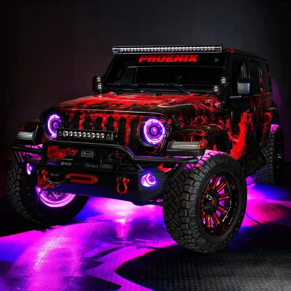 ORACLE Lighting 20W LED Fog Lights for Jeep Wrangler JK/JL & Gladiator JT | High Performance Plug-and-Play