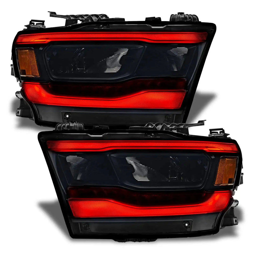 ORACLE Lighting 2019-2024 Dodge RAM 1500 ColorSHIFT RGB+W Headlight DRL Upgrade Kit - Reflector LED Headlights
