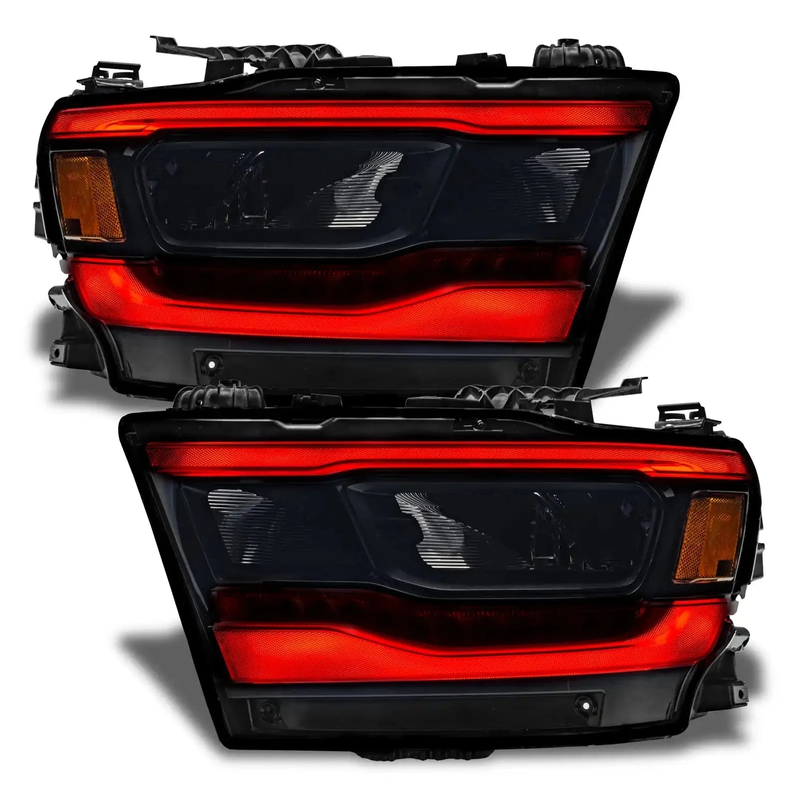 ORACLE Lighting 2019-2024 Dodge RAM 1500 ColorSHIFT RGB+W Headlight DRL Upgrade Kit - Reflector LED Headlights