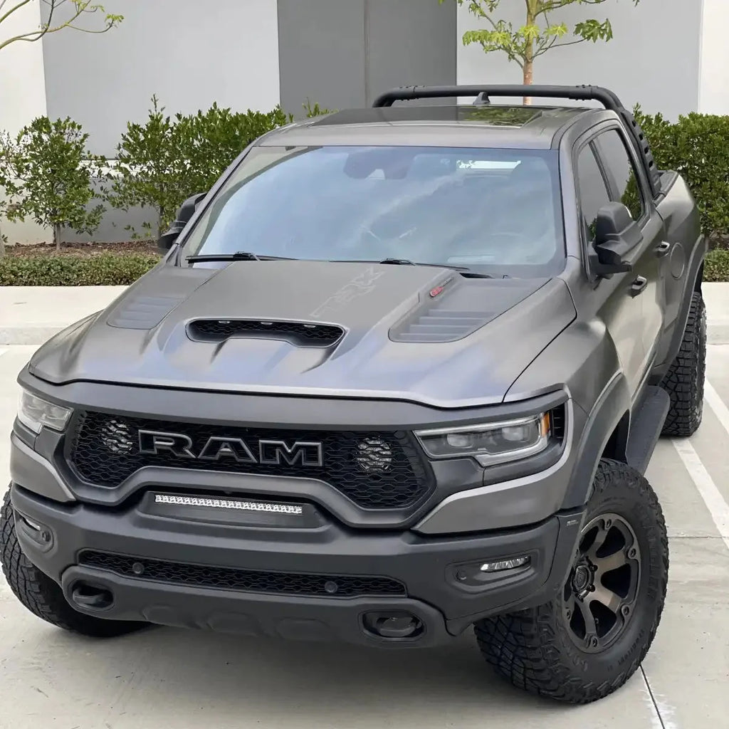 2019-2026 RAM Rebel/TRX/RHO Front Bumper Flush LED Light Bar | 100W 12,000 Lumens