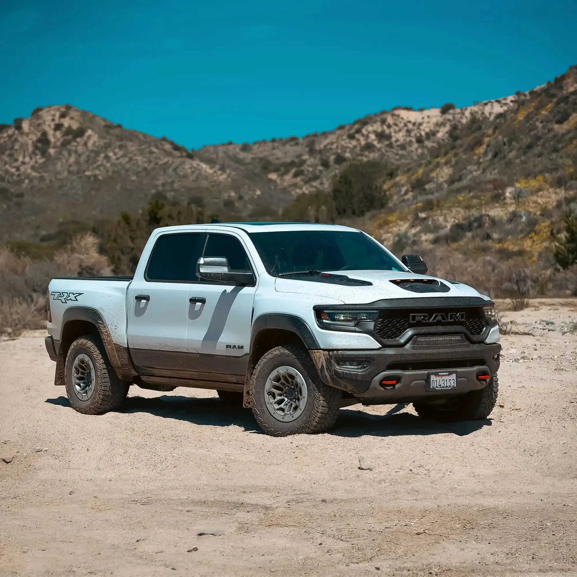 2019-2026 RAM Rebel/TRX/RHO Front Bumper Flush LED Light Bar | 100W 12,000 Lumens