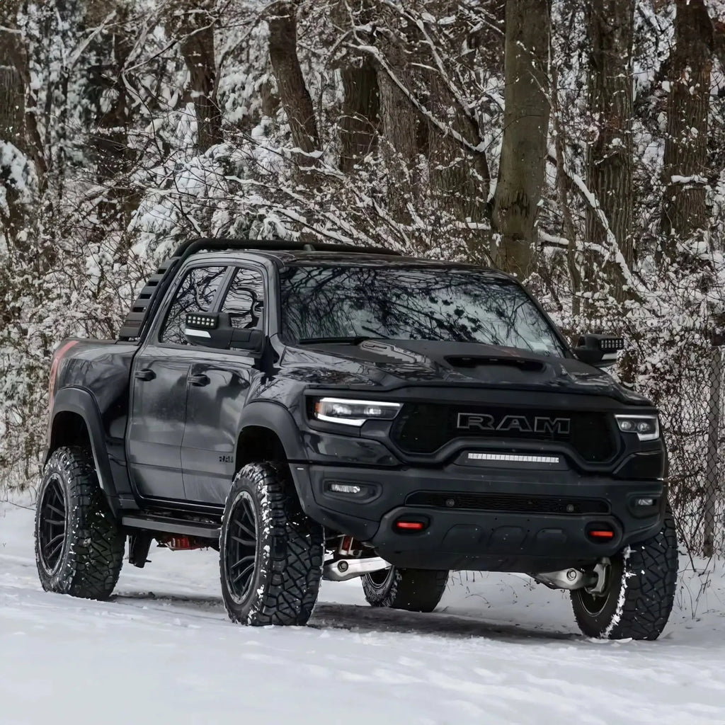 2019-2026 RAM Rebel/TRX/RHO Front Bumper Flush LED Light Bar | 100W 12,000 Lumens