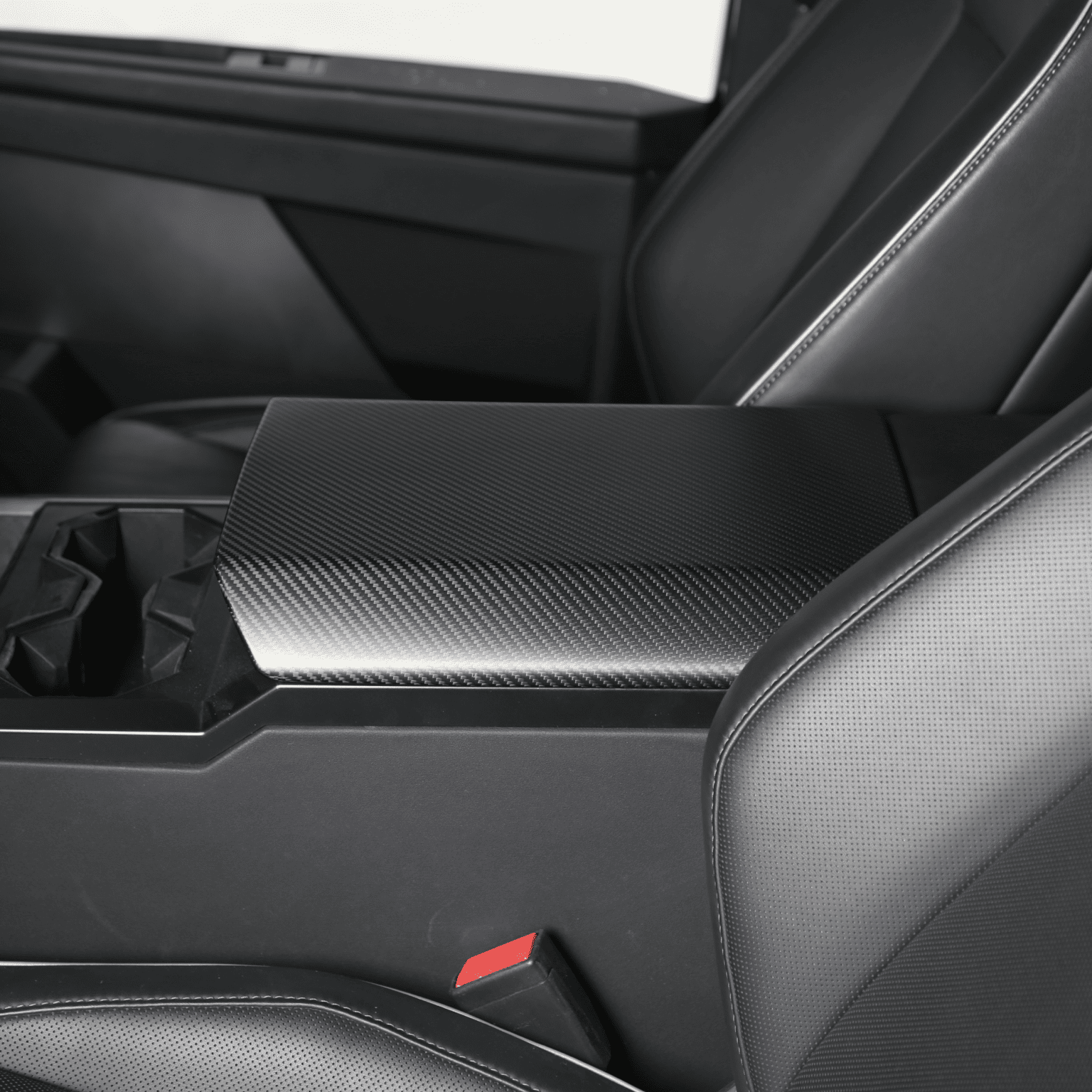[Real Carbon Fiber] Armrest Cover For Cybertruck