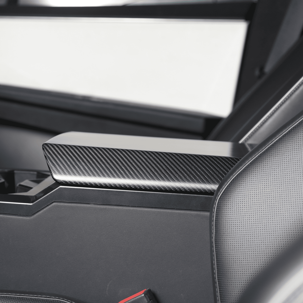 [Real Carbon Fiber] Armrest Cover For Cybertruck