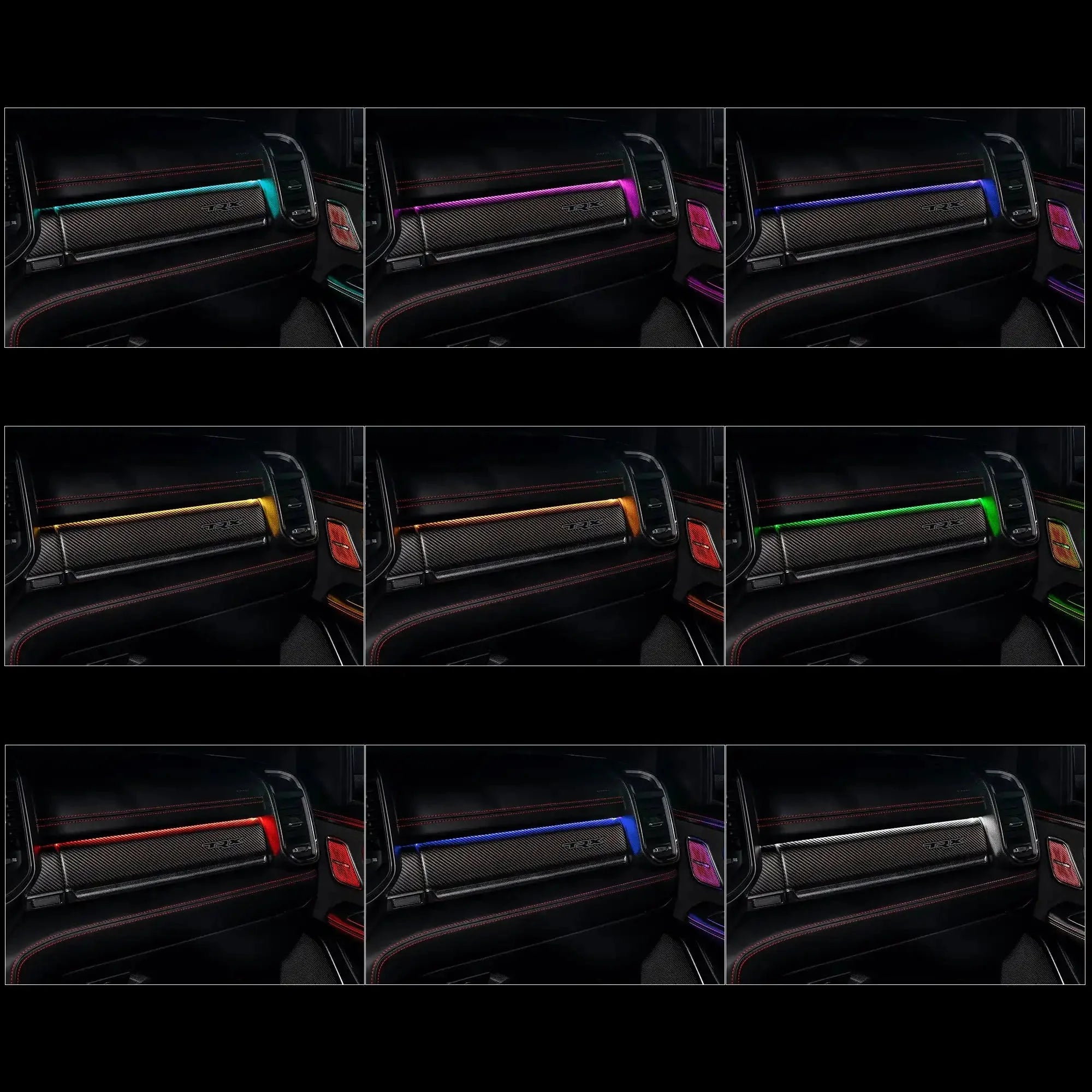 ORACLE Lighting 2019-2024 RAM Complete Interior Ambient Lighting ColorSHIFT RGB Conversion Kit