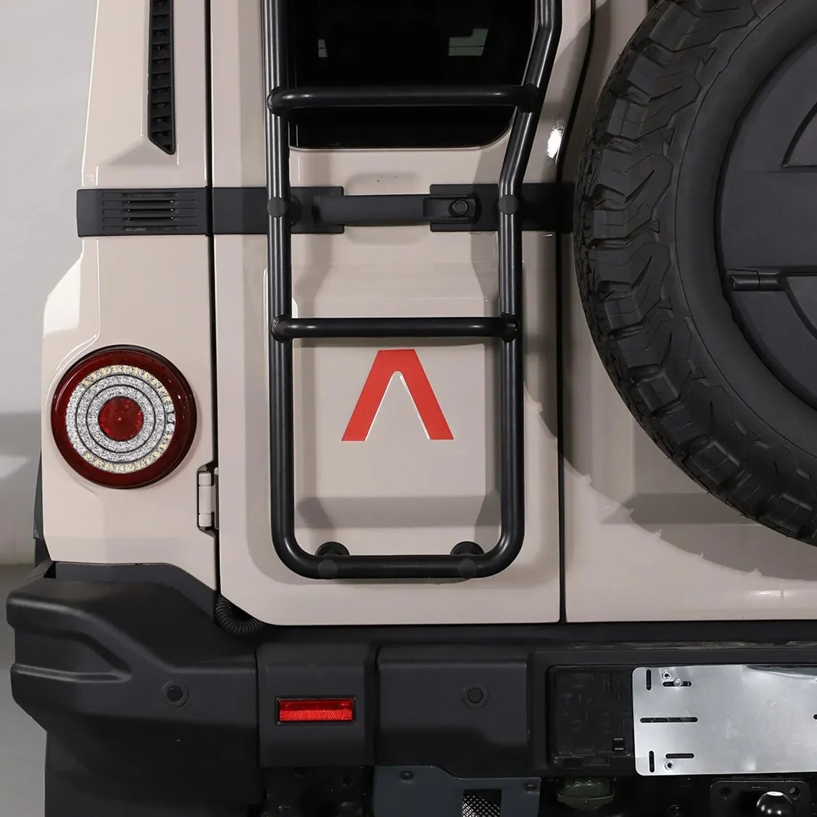 Emergency Reflective Lambda Rear Tailgate Overlay - 2024+ Grenadier