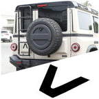 Emergency Reflective Lambda Rear Tailgate Overlay - 2024+ Grenadier