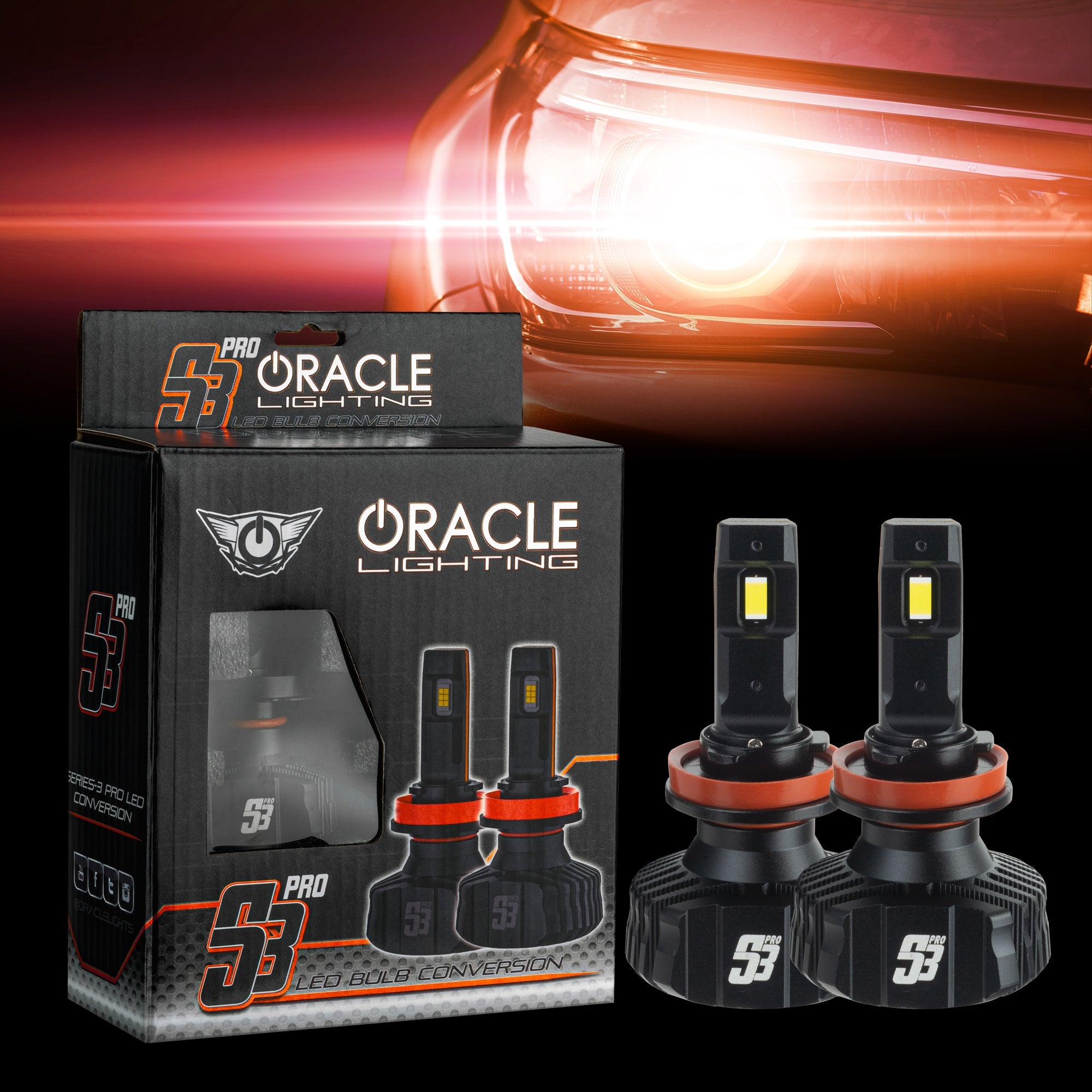 ORACLE Lighting 2014-2023 Toyota 4Runner H11 - S3 Pro LED Conversion Kit (Low Beam)