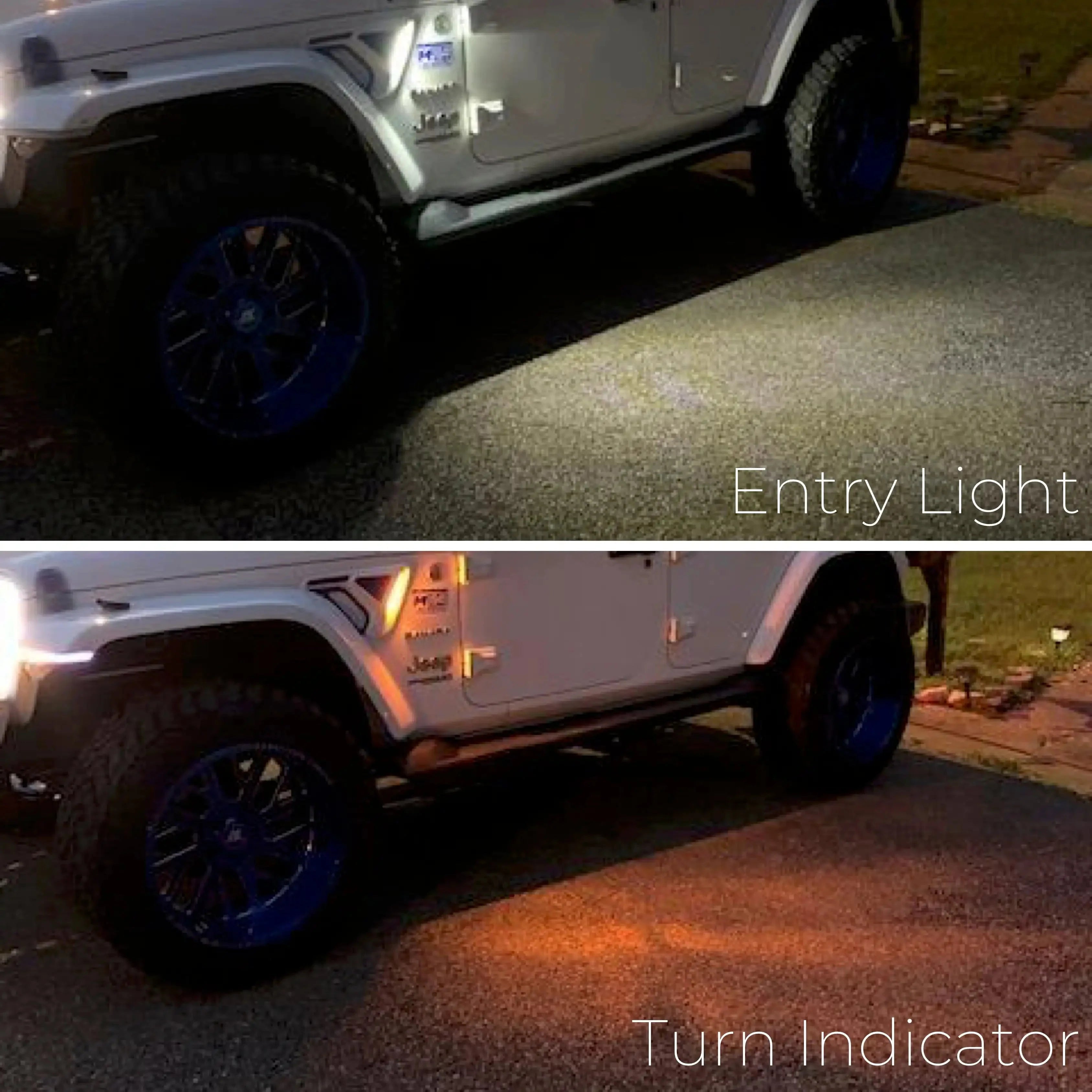 Jeep Wrangler JL & Gladiator JT Sidetrack LED Fender Lights - Entry & Turn Signal | ORACLE