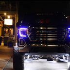 ORACLE Lighting 2019-2022 GMC Sierra 1500 ColorSHIFT RGB+W Headlight DRL Upgrade Kit
