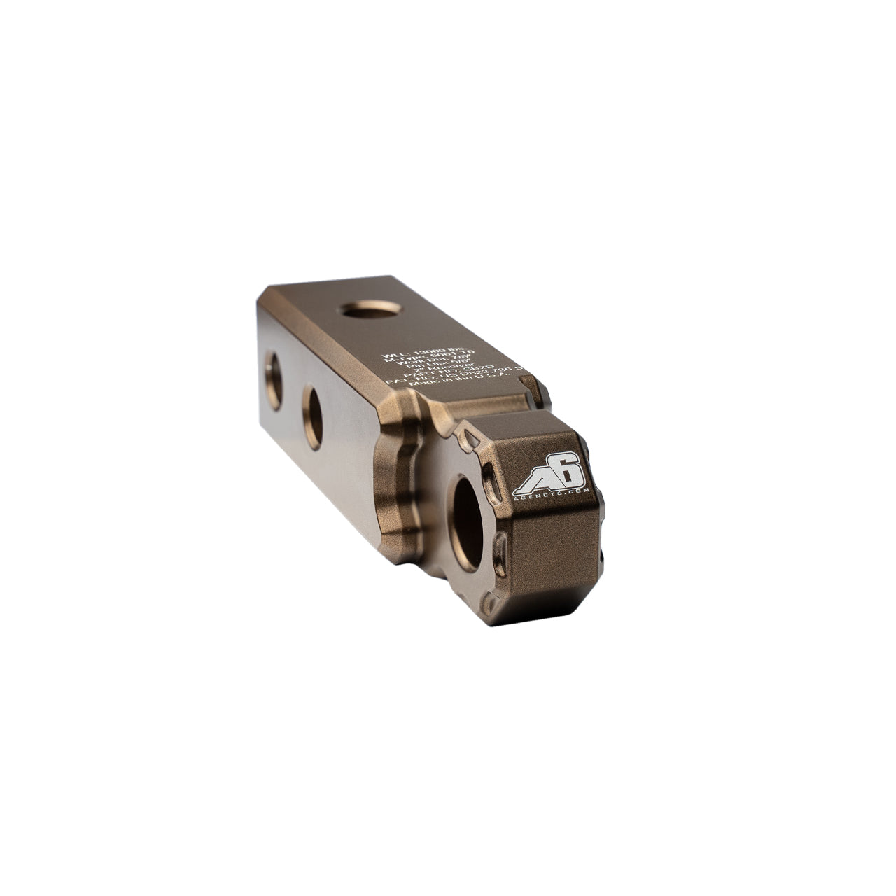 Agency 6 Recovery Hitch Shackle Block - 2" Receiver
