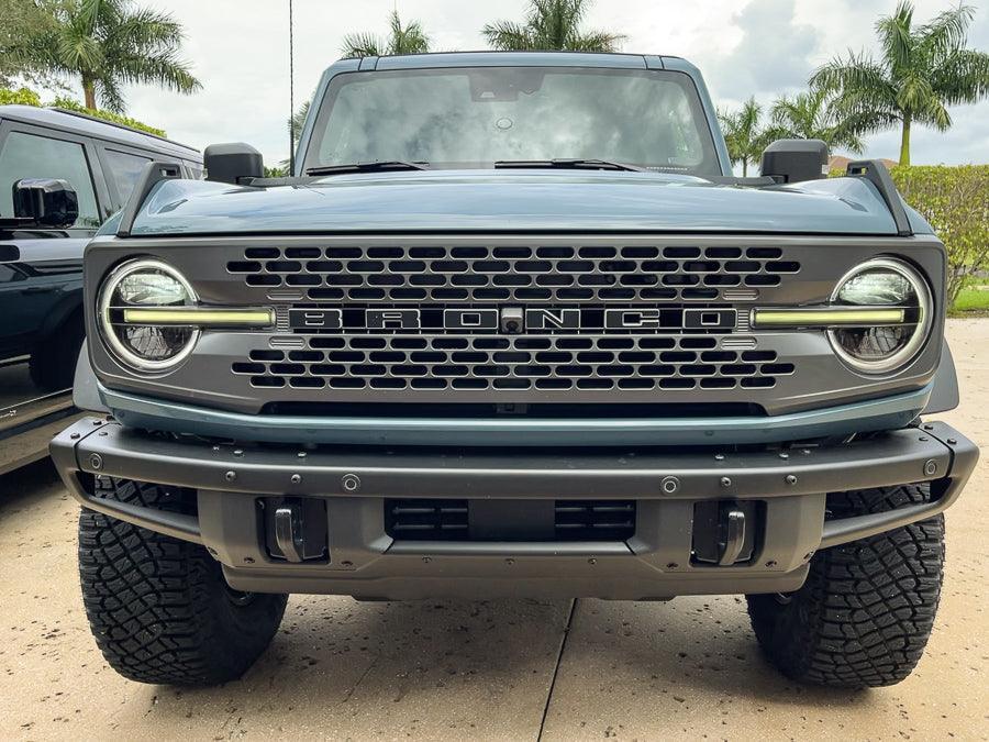Smoked Signature DRL Bar Overlays - 2021+ Bronco (Signature Headlights)