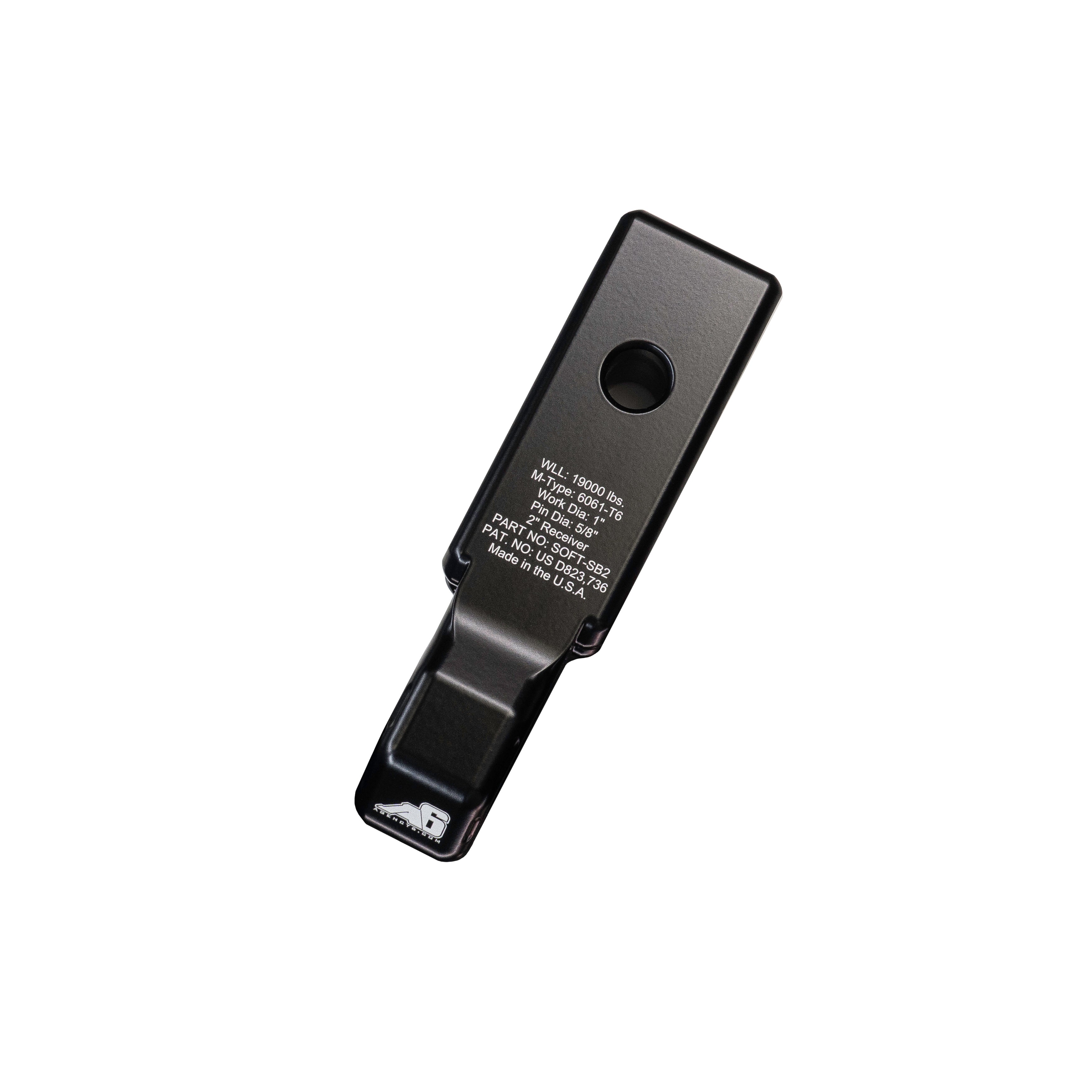 Agency 6 Soft Shackle Recovery Block – 2" Receiver