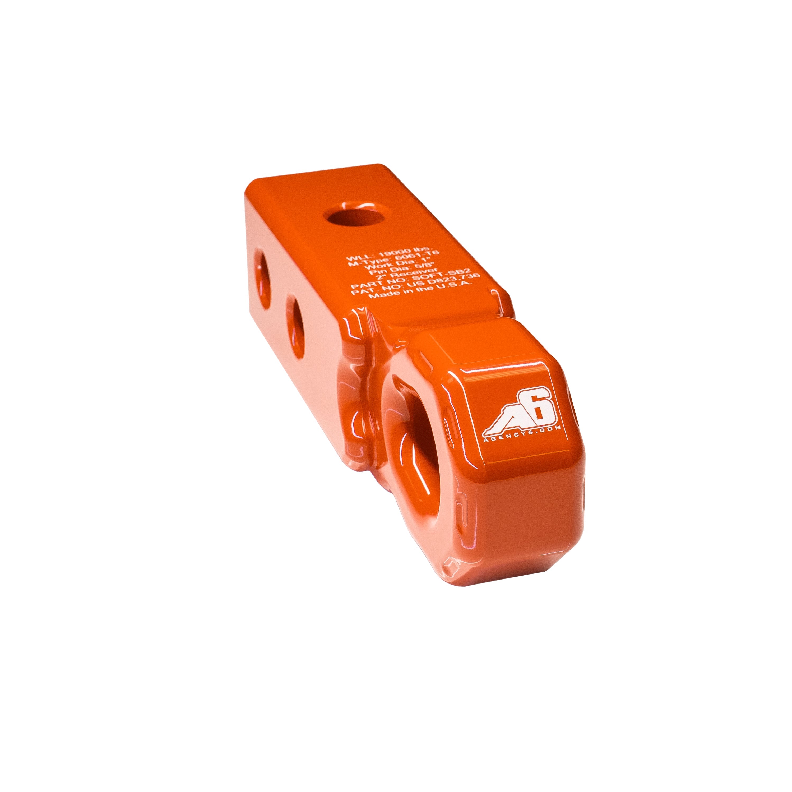 Agency 6 Soft Shackle Recovery Block – 2" Receiver