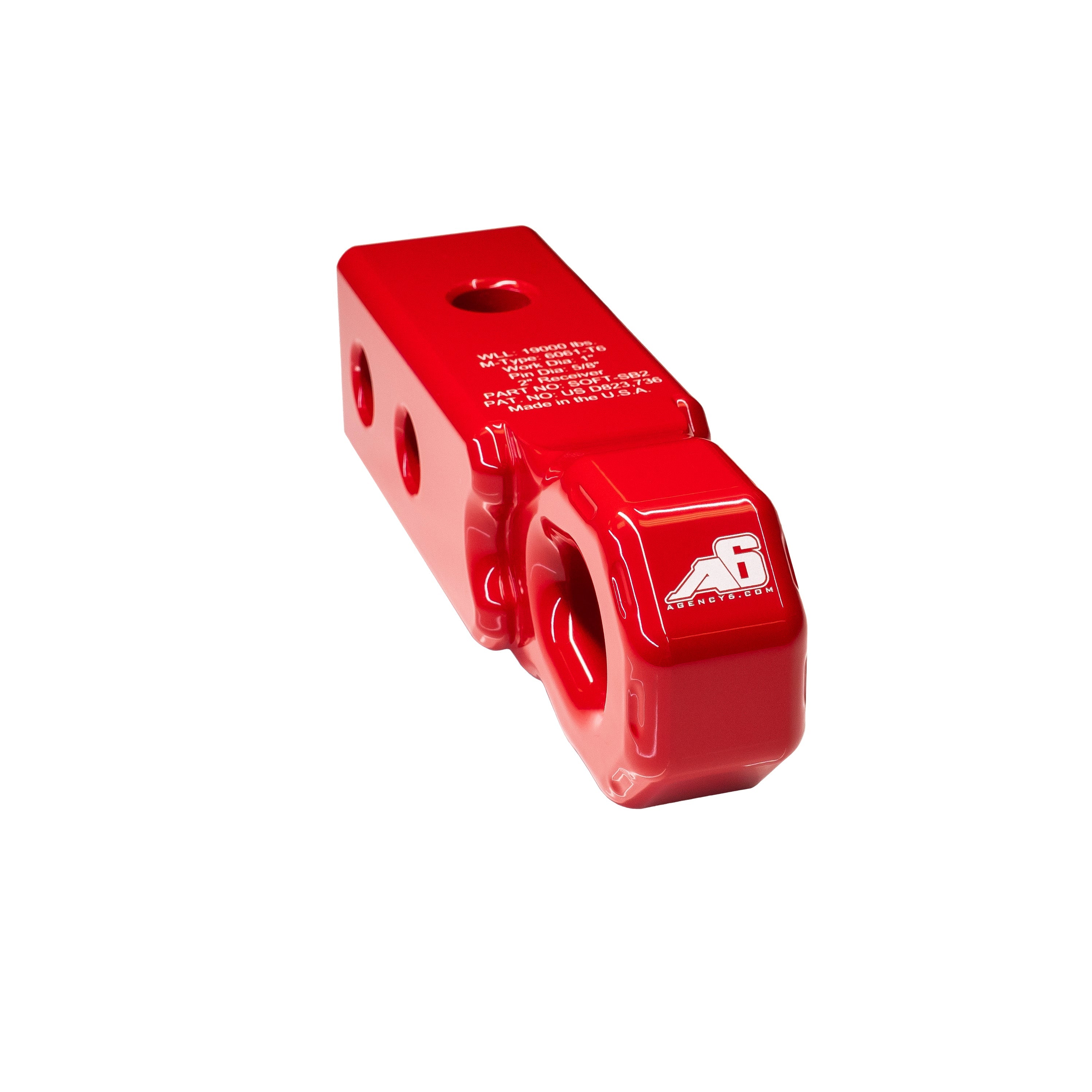 Agency 6 Soft Shackle Recovery Block – 2" Receiver