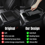Tesla Cybertruck Center Console Organizer Storage Solution Set