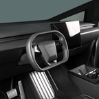 [Carbon Fiber Pattern ABS] Dashboard Cover For Cybertruck (2 PCS)