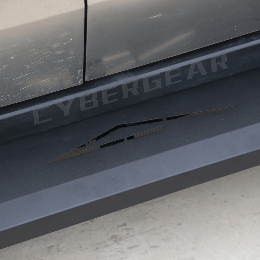 Tesla Cybertruck Running Board Set Nerf Bars Side Steps Solid Design