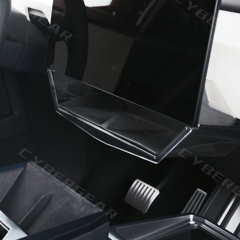 Tesla Cybertruck Under Screen Storage Organizer Upgrade Version