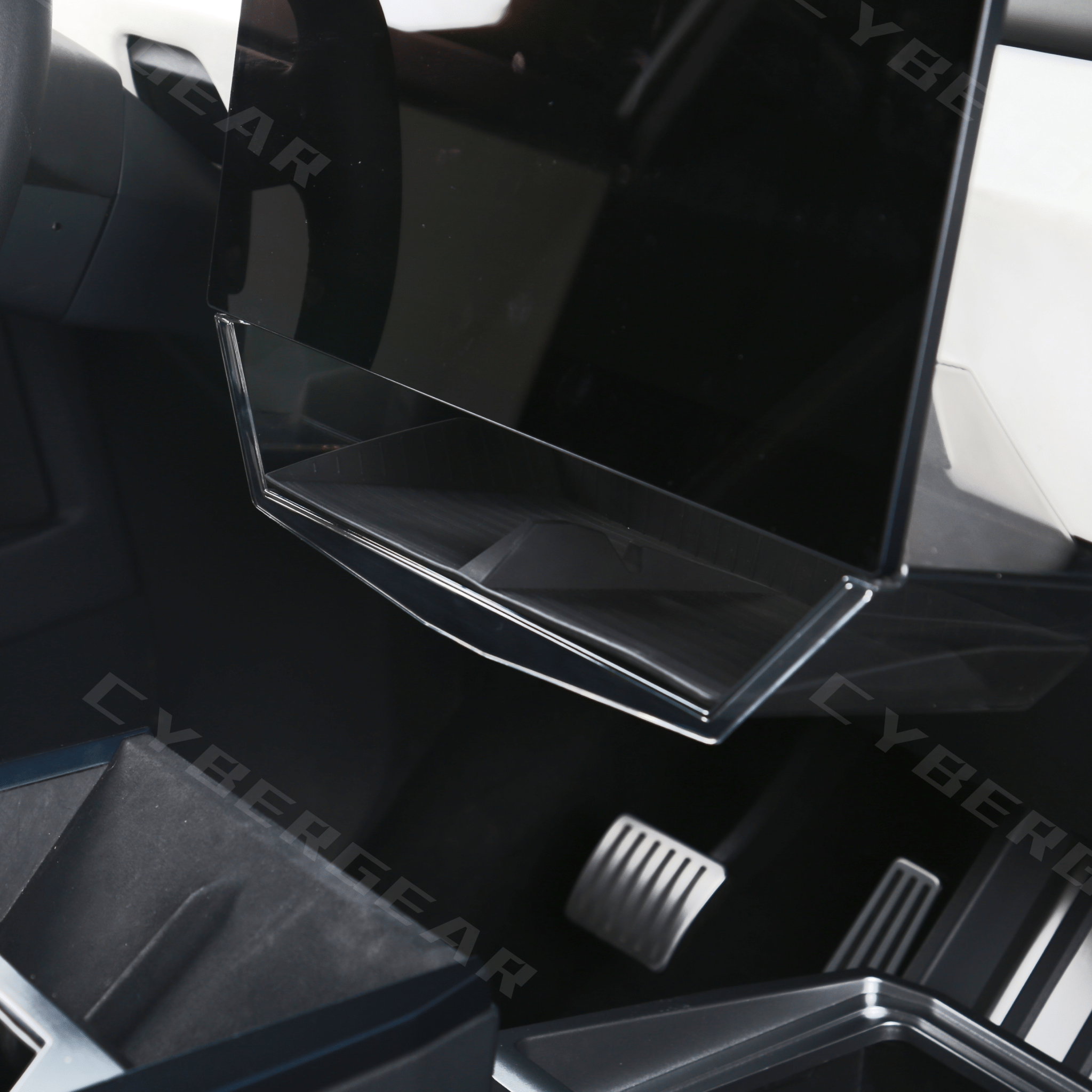 Tesla Cybertruck Under Screen Storage Organizer Upgrade Version