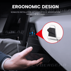 Tesla Cybertruck Under Screen Storage Organizer Upgrade Version